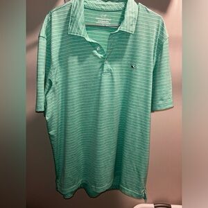 Green Mens Vineyard Vines Performance Shirt